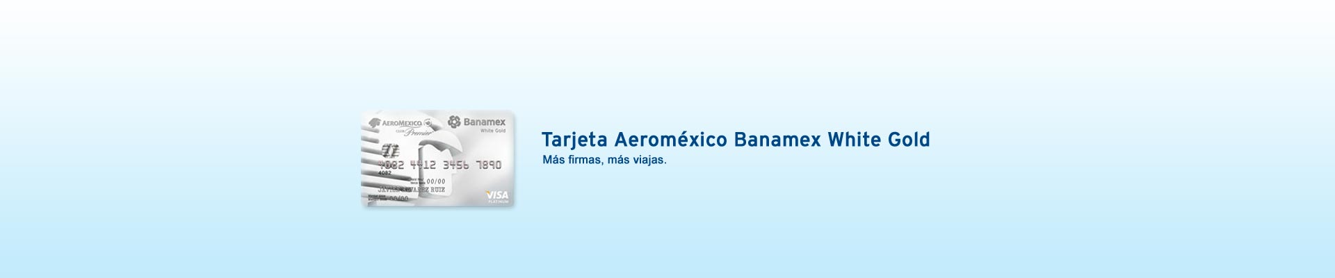 Tarjeta de crédito Aeroméxico Gold