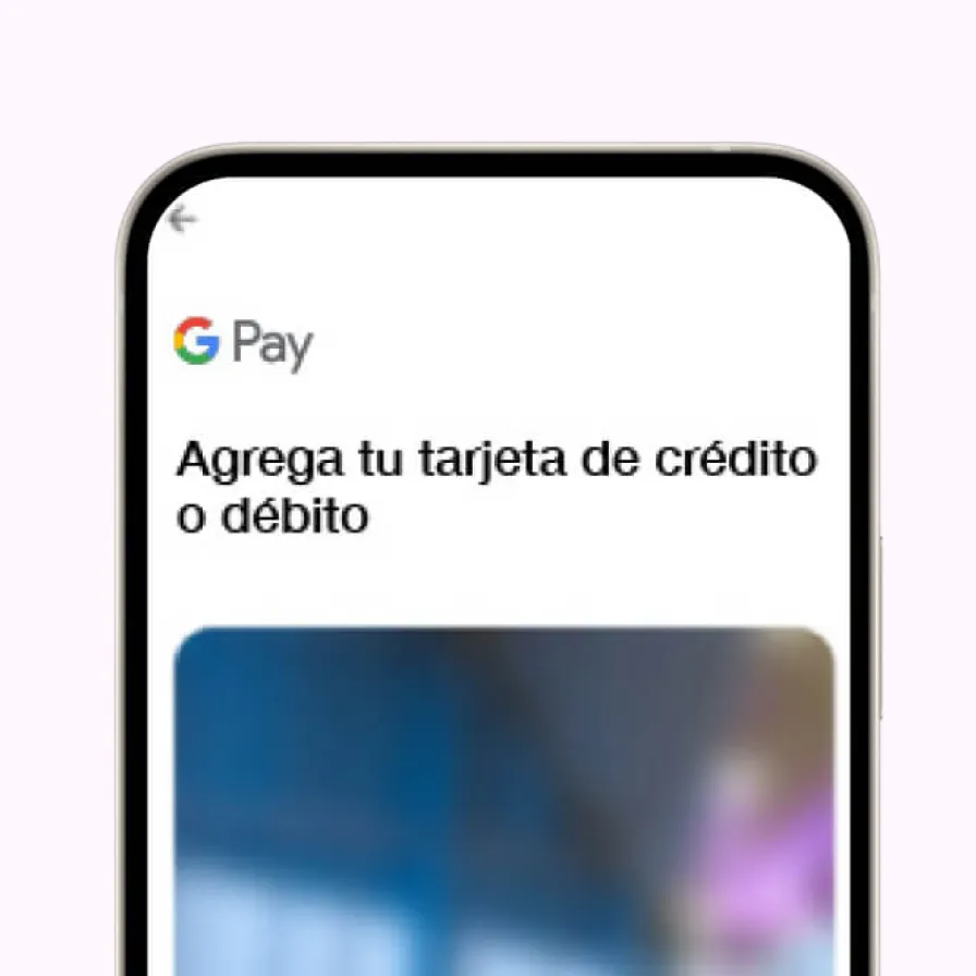 El paso 3 para enrolarte desde Google Pay y activar los pagos sin contacto.