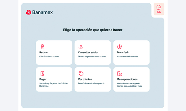 Selecciona transferencias y pagos