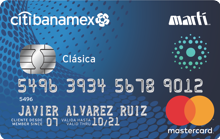 Tarjeta de Crédito Martí Clásica Citibanamex